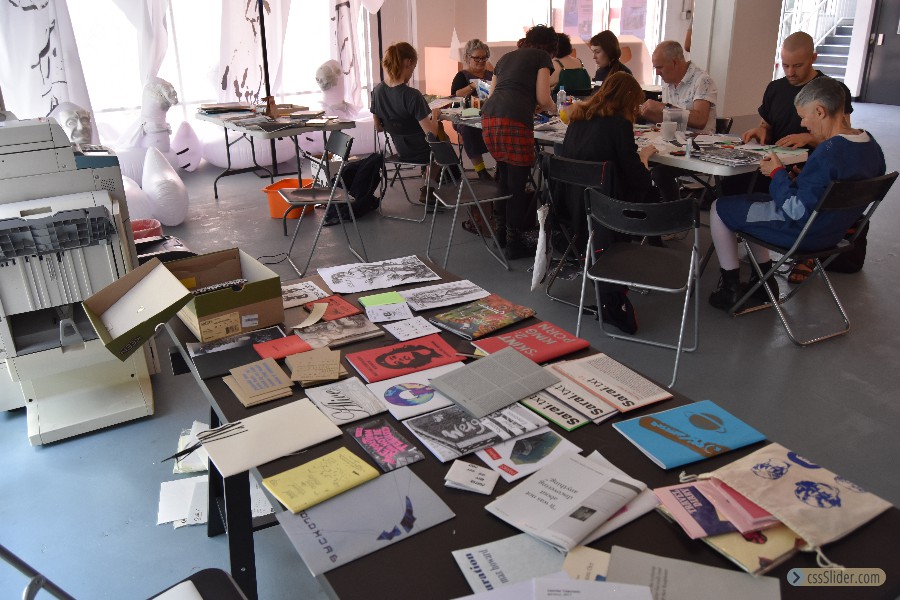 xenoblood Xenzine workshop at ace open with sister gallery