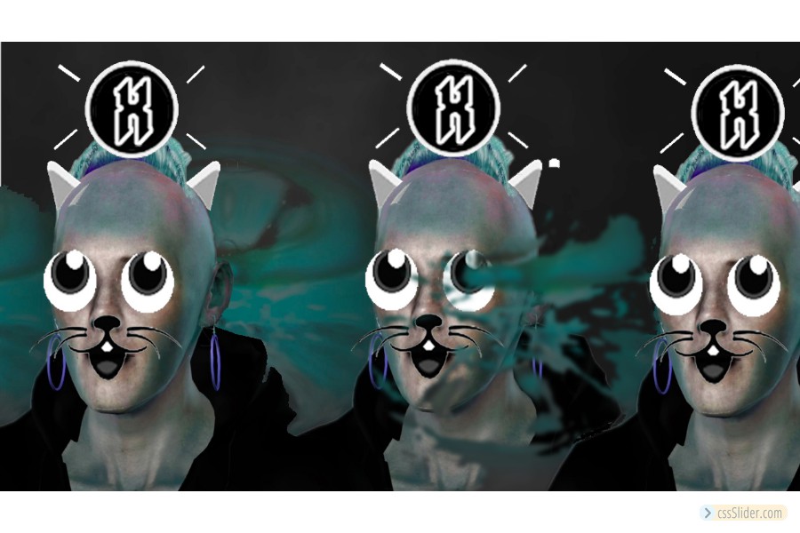 Xenoblood zine page - kittyface - xenoblood Xenzine workshop at ace open with sister gallery