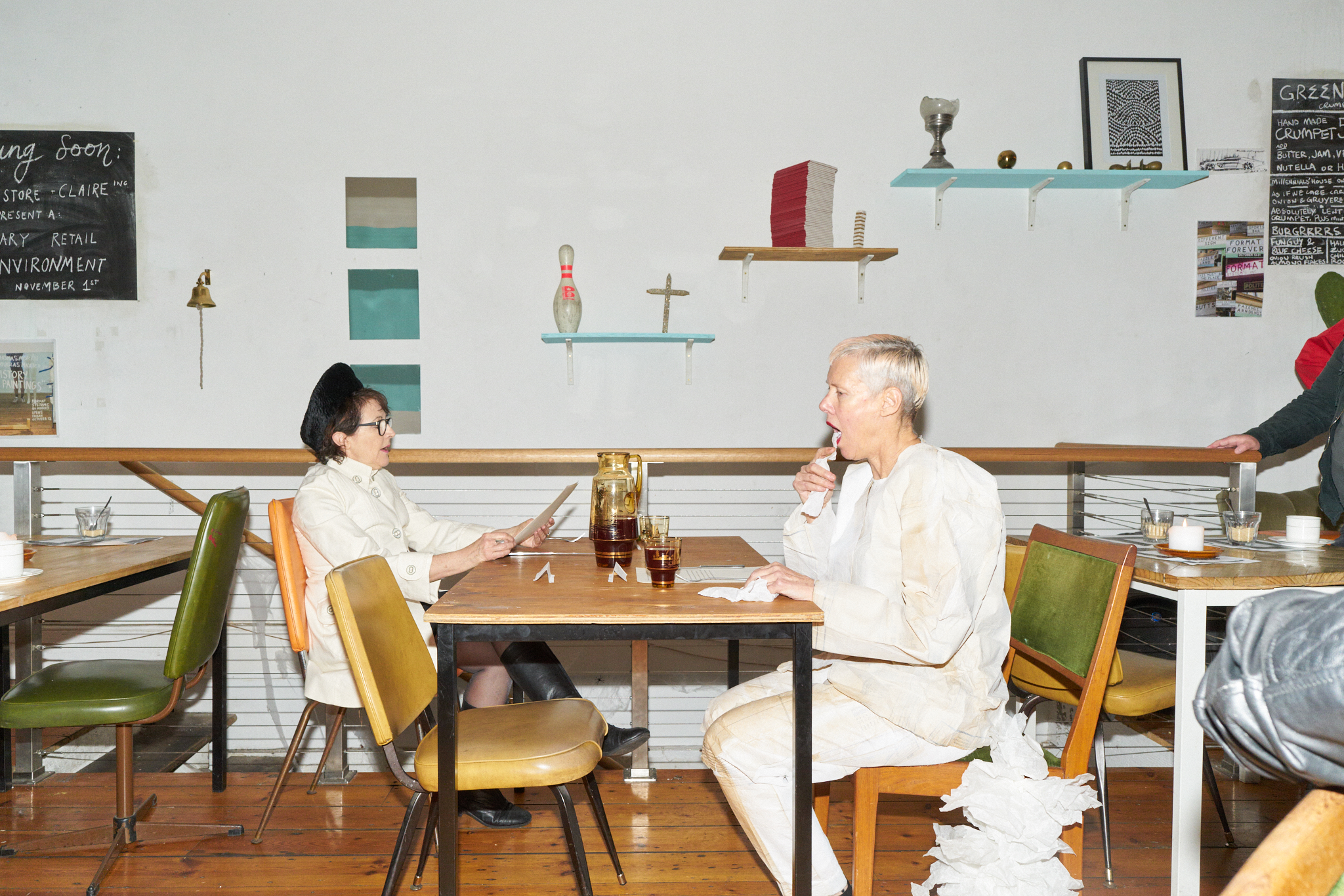 III+P — Barratt and da Rimini at table, Format Systems Inc, 2017