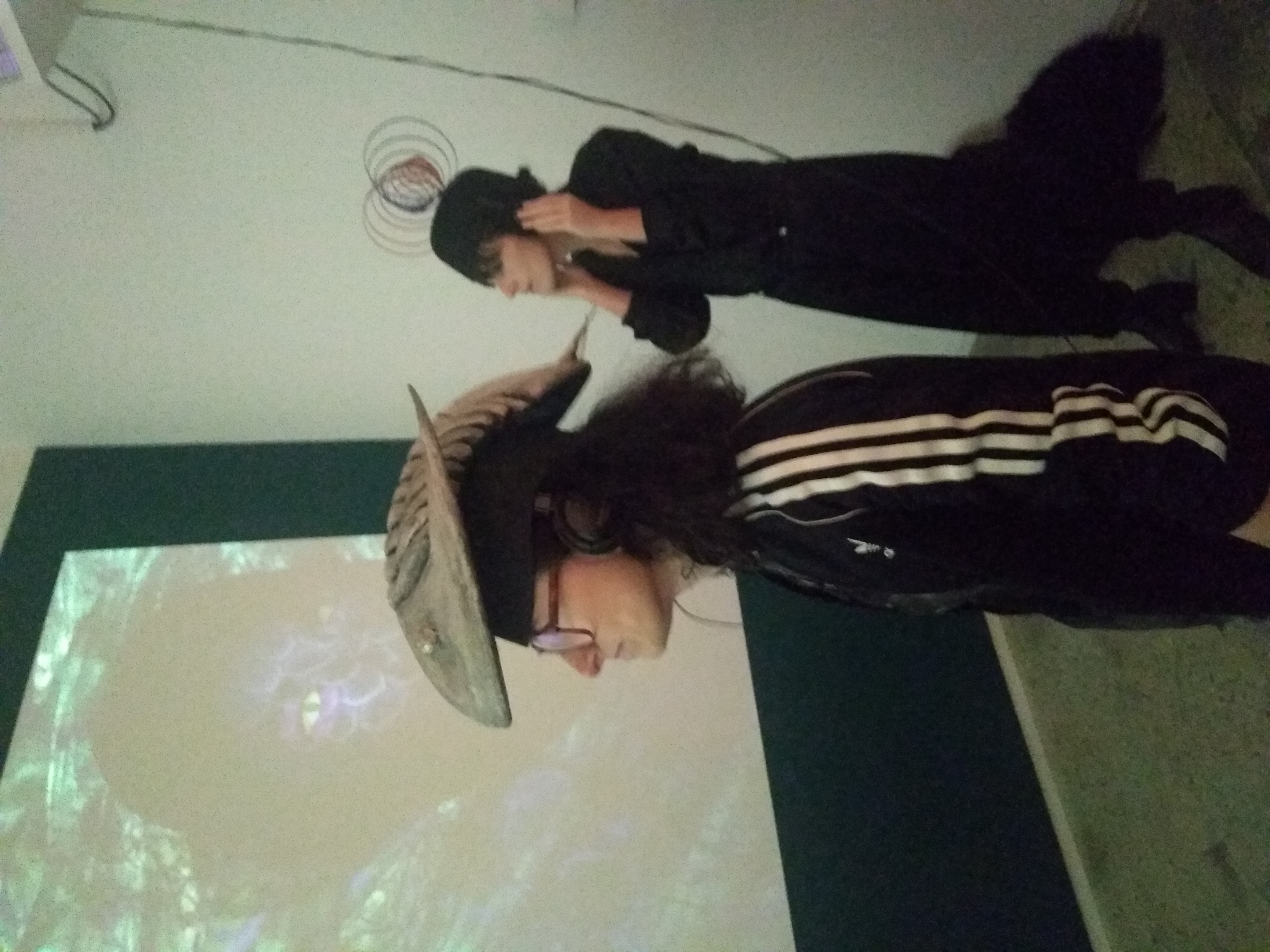 Visitors interacting with installation — Refresh Art Tech, 2019