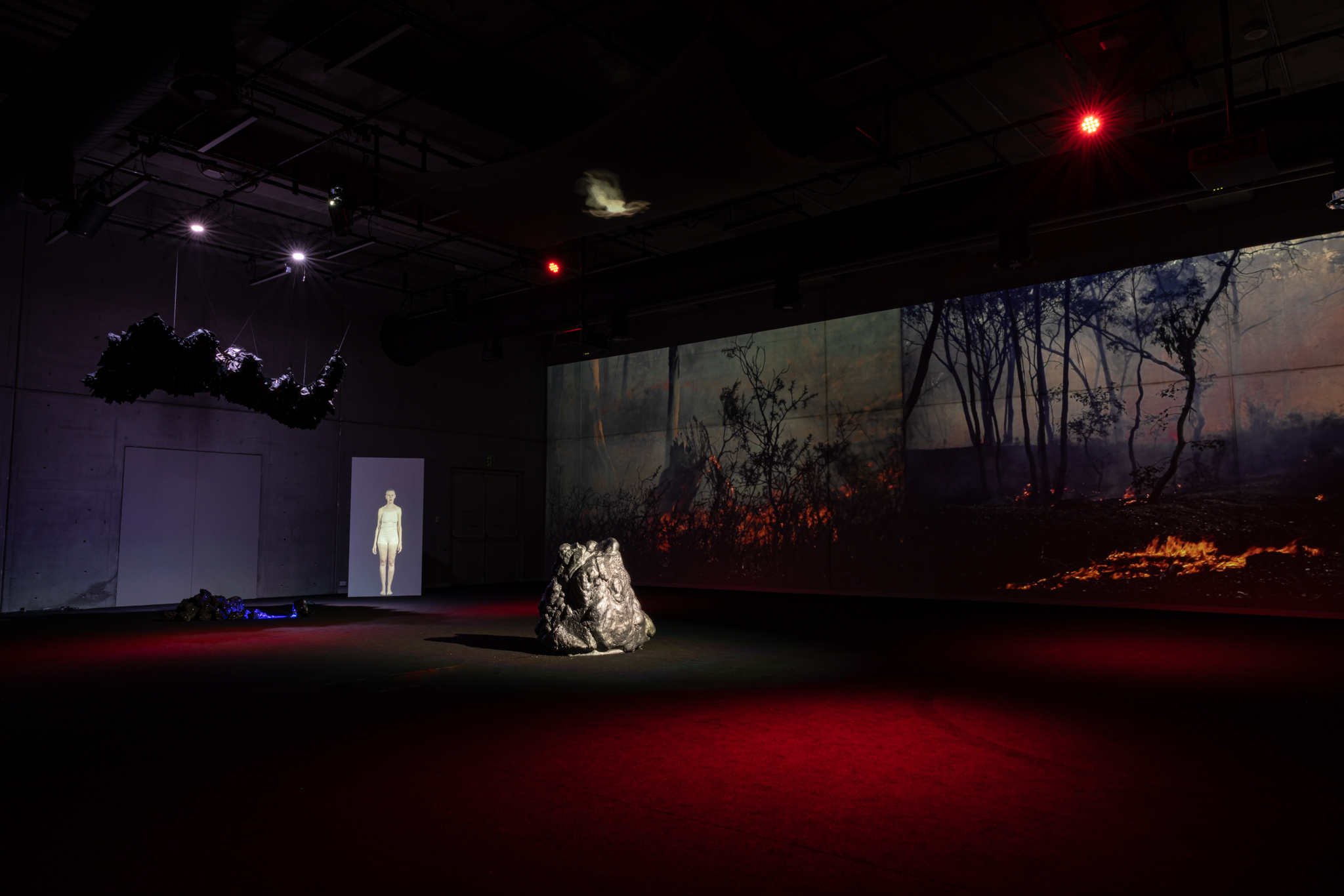 Rupture: all the stars unshining — installation view at Liveworks, Carriageworks, 2022