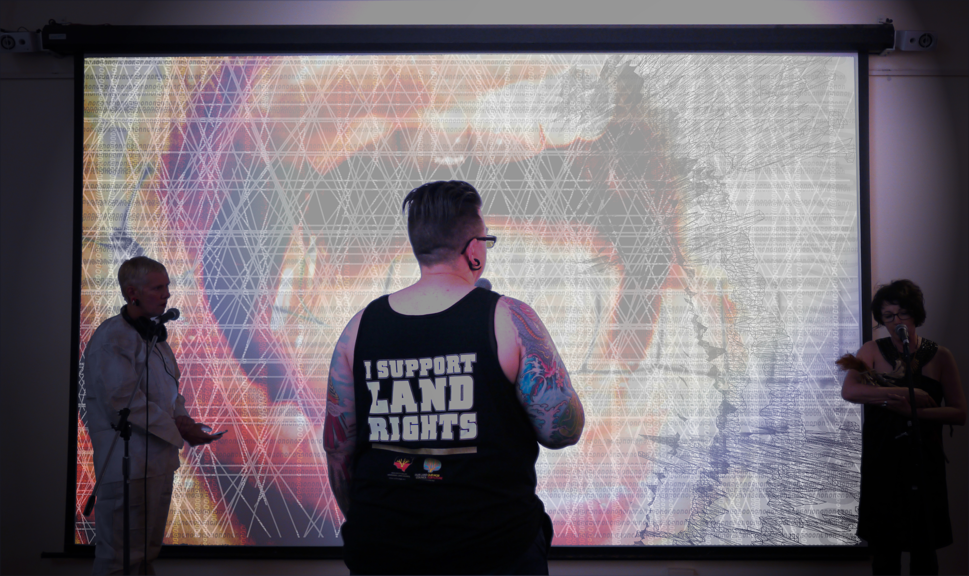 The Darkening — V Barratt and Quinn Eades, Somatechnics Conference, Byron Bay, 2016