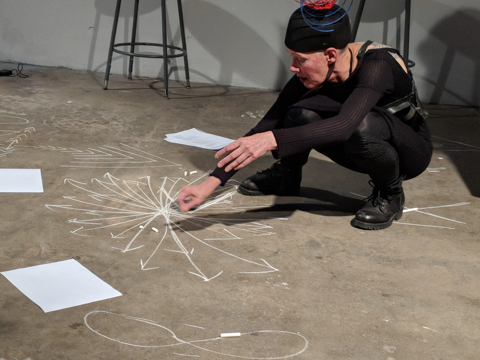 virginia barratt, this platform life, performance with francesca da rimini, hunter college, new york, 2019